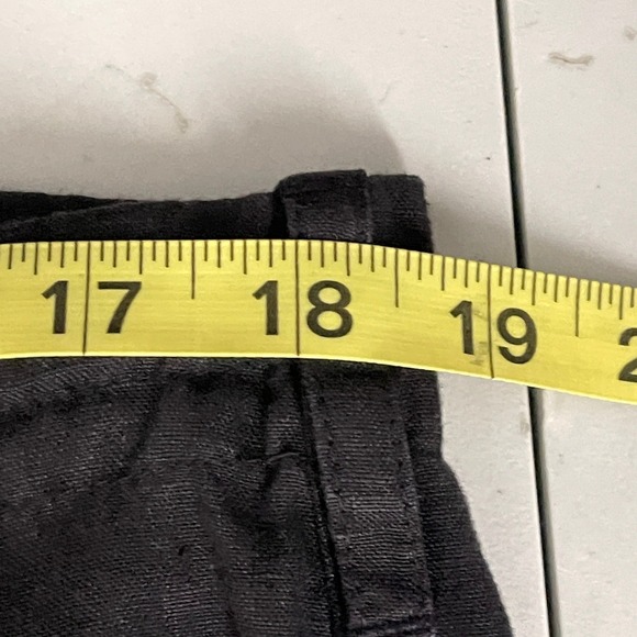 Johnny Was Womens 100% Linen Lace Lightweight Pants Size M Black - Picture 5 of 12